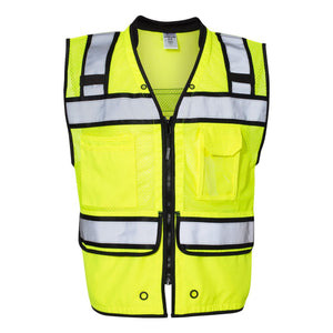 S5004-5005 Kishigo High Performance Surveyors Vest Lime