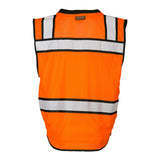 S5004-5005 Kishigo High Performance Surveyors Vest Orange