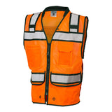 S5004-5005 Kishigo High Performance Surveyors Vest Orange