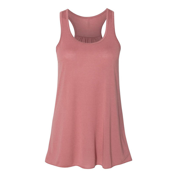 8800 BELLA + CANVAS Women's Flowy Racerback Tank Mauve