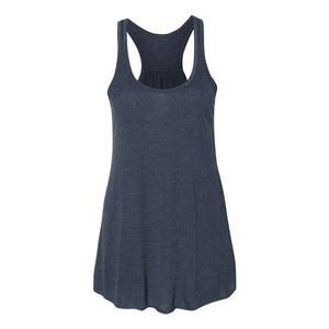 8800 BELLA + CANVAS Women's Flowy Racerback Tank Heather Navy