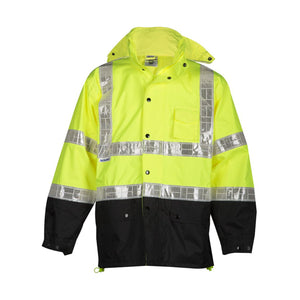 RWJ100-101 Kishigo Storm Stopper Pro Rainwear Jacket Lime