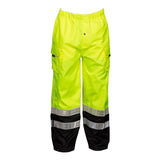 RWP106-107 Kishigo Premium Black Series® Rainwear Pants Lime