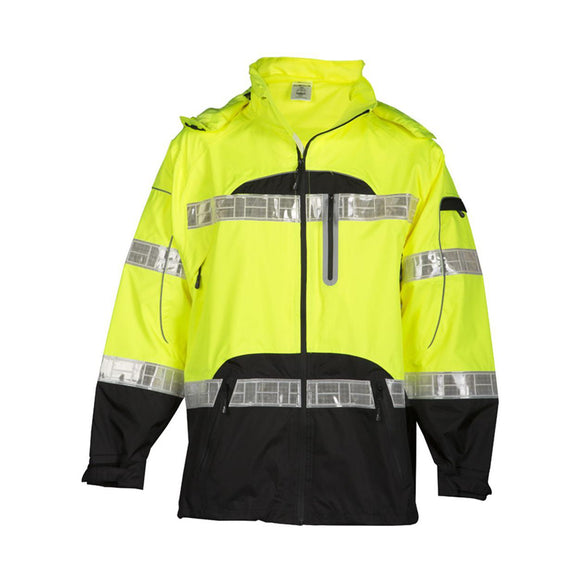 RWJ106-107 Kishigo Premium Black Series® Rainwear Jacket Lime