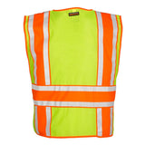 1166B-1167 Kishigo 4 Season Breakaway Vest Lime