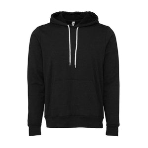 3719 BELLA + CANVAS Sponge Fleece Hoodie Black Heather