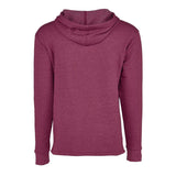 9300 Next Level Unisex Malibu Welt Pocket Hoodie Heather Maroon