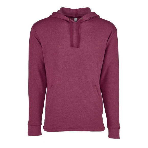 9300 Next Level Unisex Malibu Welt Pocket Hoodie Heather Maroon