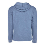 9300 Next Level Unisex Malibu Welt Pocket Hoodie Heather Bay Blue