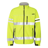 JS137-138 Kishigo Premium Black Series® Class 3 Soft Shell Jacket Lime