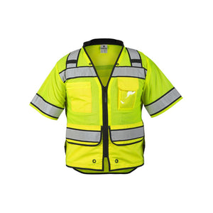 S5014-5015 Kishigo High Performance Surveyors Vest Lime