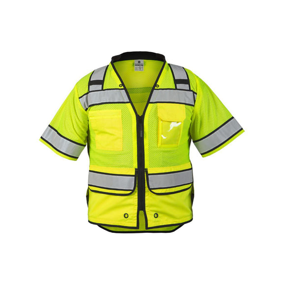 S5014-5015 Kishigo High Performance Surveyors Vest Lime