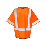 1567-1568 Kishigo Economy Single Pocket Zipper Vest Orange