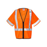 1567-1568 Kishigo Economy Single Pocket Zipper Vest Orange