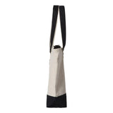 Q1300 Q-Tees 19L Zippered Tote Natural/ Black