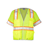 1552-1553b Kishigo Premium Brilliant Series® Breakaway Class 3 Vest Lime