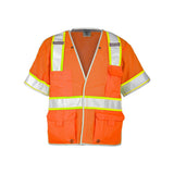 1552-1553b Kishigo Premium Brilliant Series® Breakaway Class 3 Vest Orange