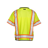 S5010-5011 Kishigo Professional Surveyors Vest Lime