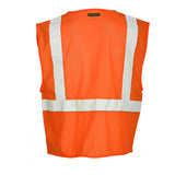 FM419-420 Kishigo Self Extinguishing Mesh Vest Orange