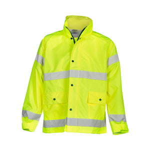 9665J Kishigo Storm Stopper Rainwear Jacket Lime