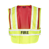 8052BV Kishigo Fire Vest Lime/ Red