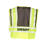 8054BZ Kishigo Sheriff Vest Lime/ Brown