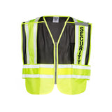 8055BZ Kishigo Security Vest Lime/ Black