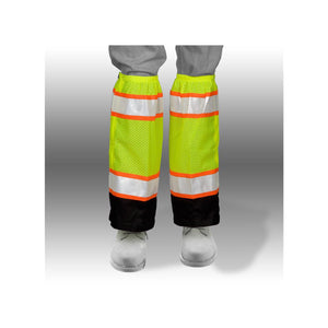 3932-3933 Kishigo Premium Black Series® Mesh Gaiters Lime