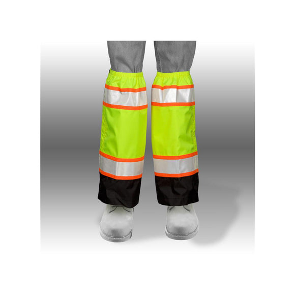 3934-3935 Kishigo Premium Black Series® Waterproof Gaiters Lime