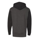 IND4000 Independent Trading Co. Heavyweight Hooded Sweatshirt Charcoal Heather/ Black