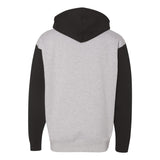 IND4000 Independent Trading Co. Heavyweight Hooded Sweatshirt Grey Heather/ Black