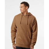 SS4500 Independent Trading Co. Midweight Hooded Sweatshirt Saddle