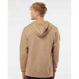 SS4500Z Independent Trading Co. Midweight Full-Zip Hooded Sweatshirt Sandstone