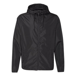 EXP54LWZ Independent Trading Co. Lightweight Windbreaker Full-Zip Jacket Black