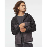 EXP54LWZ Independent Trading Co. Lightweight Windbreaker Full-Zip Jacket Black/ Graphite