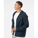 EXP54LWZ Independent Trading Co. Lightweight Windbreaker Full-Zip Jacket Classic Navy