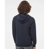 PRM33SBZ Independent Trading Co. Special Blend Raglan Full-Zip Hooded Sweatshirt Classic Navy