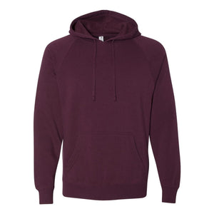 PRM33SBP Independent Trading Co. Special Blend Raglan Hooded Sweatshirt Maroon