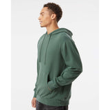 PRM4500 Independent Trading Co. Midweight Pigment-Dyed Hooded Sweatshirt Pigment Alpine Green