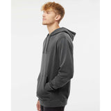 PRM4500 Independent Trading Co. Midweight Pigment-Dyed Hooded Sweatshirt Pigment Black