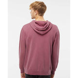 PRM4500 Independent Trading Co. Midweight Pigment-Dyed Hooded Sweatshirt Pigment Maroon