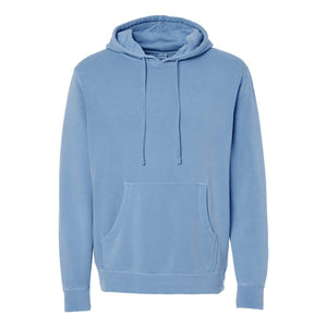 PRM4500 Independent Trading Co. Midweight Pigment-Dyed Hooded Sweatshirt Pigment Light Blue