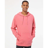 PRM4500 Independent Trading Co. Midweight Pigment-Dyed Hooded Sweatshirt Pigment Pink