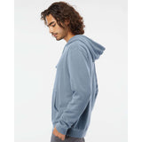 PRM4500 Independent Trading Co. Midweight Pigment-Dyed Hooded Sweatshirt Pigment Slate Blue