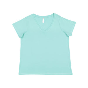 3807 LAT Curvy Collection Women's Premium Jersey V-Neck Tee Chill