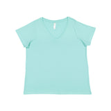 3807 LAT Curvy Collection Women's Premium Jersey V-Neck Tee Chill