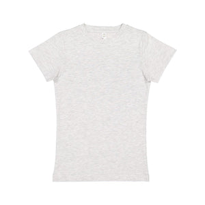 2616 LAT Girls' Fine Jersey Tee Ash