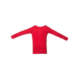 101Z Rabbit Skins Infant Baby Rib Pajama Long Sleeve Top Red