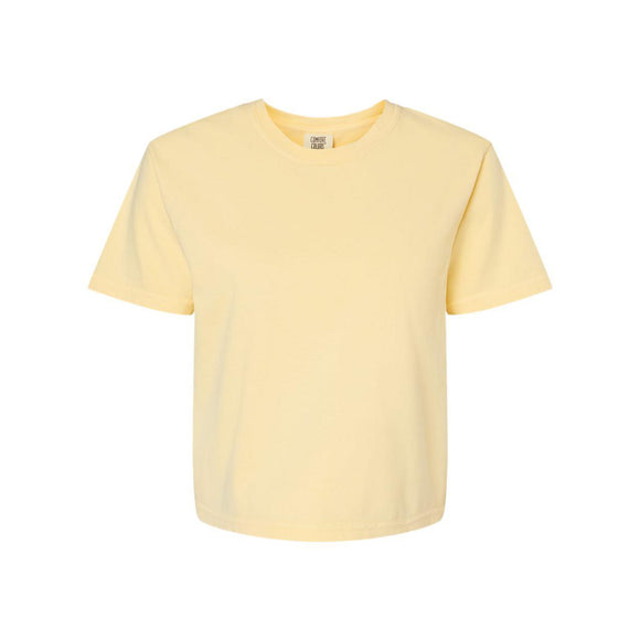 3023CL Comfort Colors Women's Heavyweight Boxy T-Shirt Butter