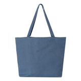 8507 Liberty Bags Pigment-Dyed Premium Canvas Tote Blue Jean